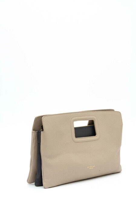 MY BEST BAG-BORSA PELLE SOFFIETTO VITTORIA-MYB259125SS GRANITE TU