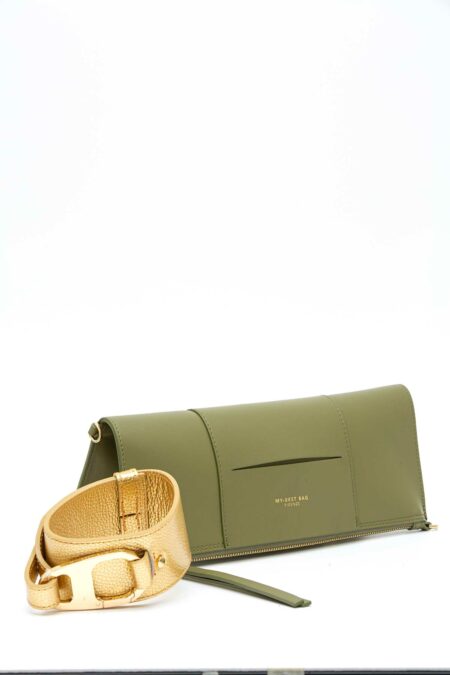 MY BEST BAG-BORSA PELLE PIATTA DESTINY-MYB259138SS MILITARY TU