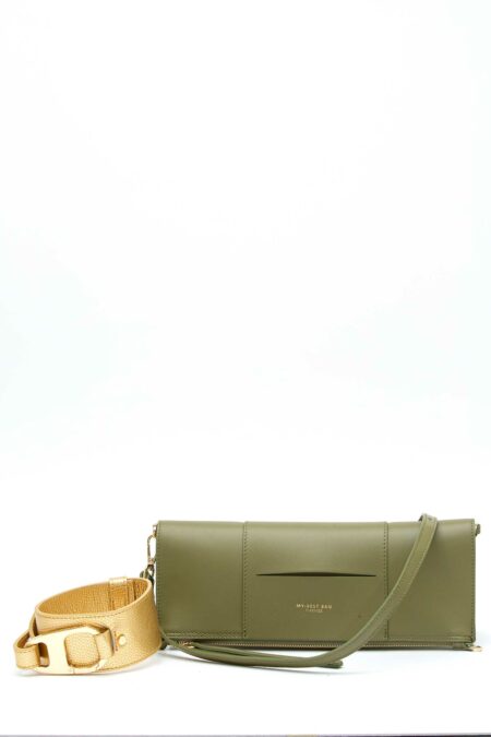 MY BEST BAG-BORSA PELLE PIATTA DESTINY-MYB259138SS MILITARY TU