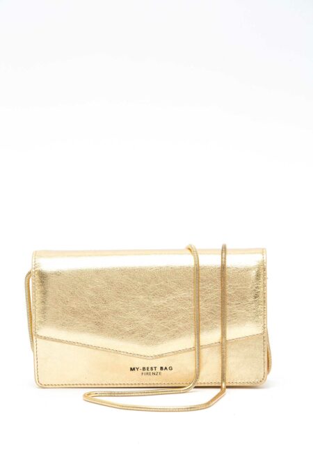 MY BEST BAG-POCHETTE PELLE CLUB 1-MYB6817NOS PLATINO TU