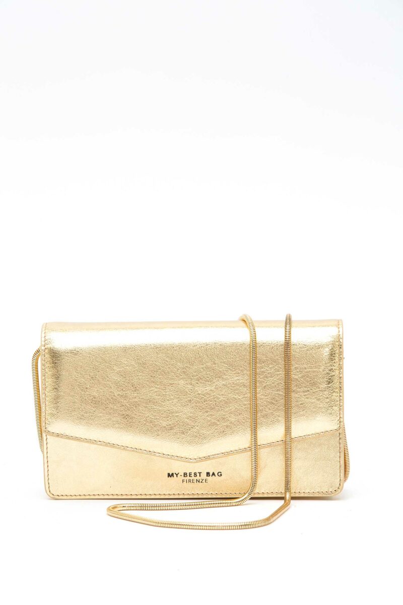 MY BEST BAG-POCHETTE PELLE CLUB 1-MYB6817NOS PLATINO TU