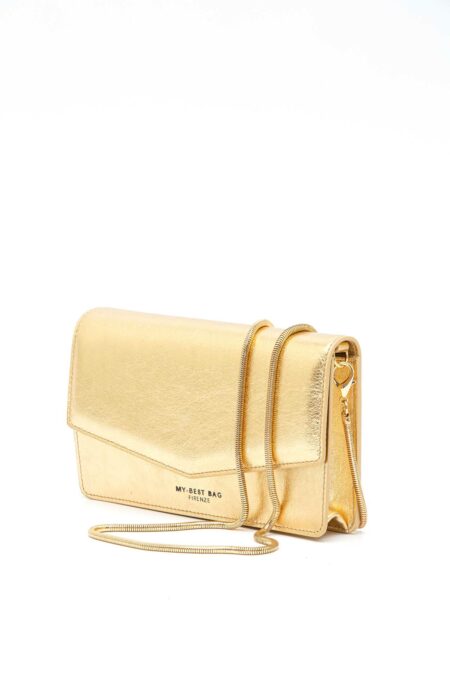MY BEST BAG-POCHETTE PELLE CLUB 1-MYB6817NOS PLATINO TU