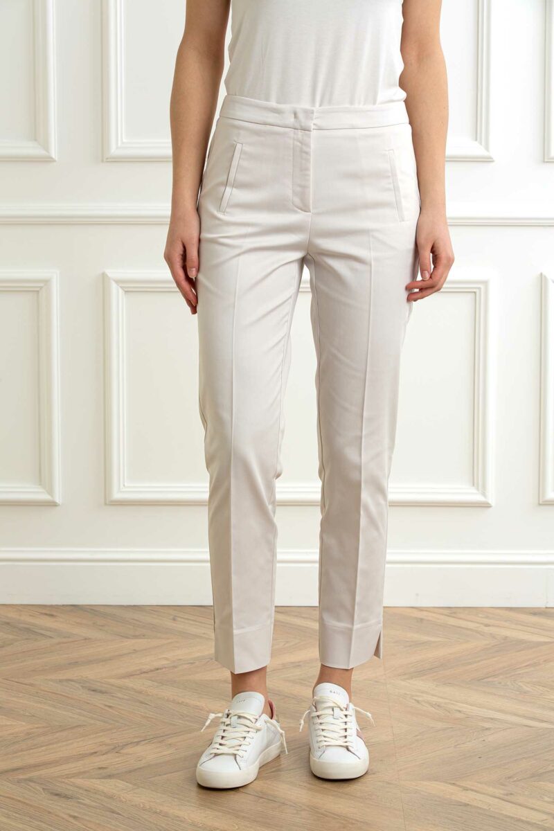 NAVIGLI 61-PANTALONE RASO DI COTONE-NVDANIELT4902 GESSO 46