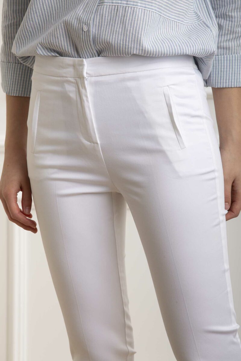 NAVIGLI 61-PANTALONE ELASTICO RASO COTONE-NVT4348DANIEL BIANCO 40