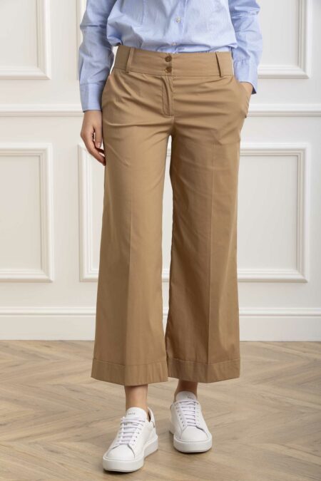 NAVIGLI 61-PANTALONE LARGO LEGGERO-NVT4351ILARIO NATURALE 44