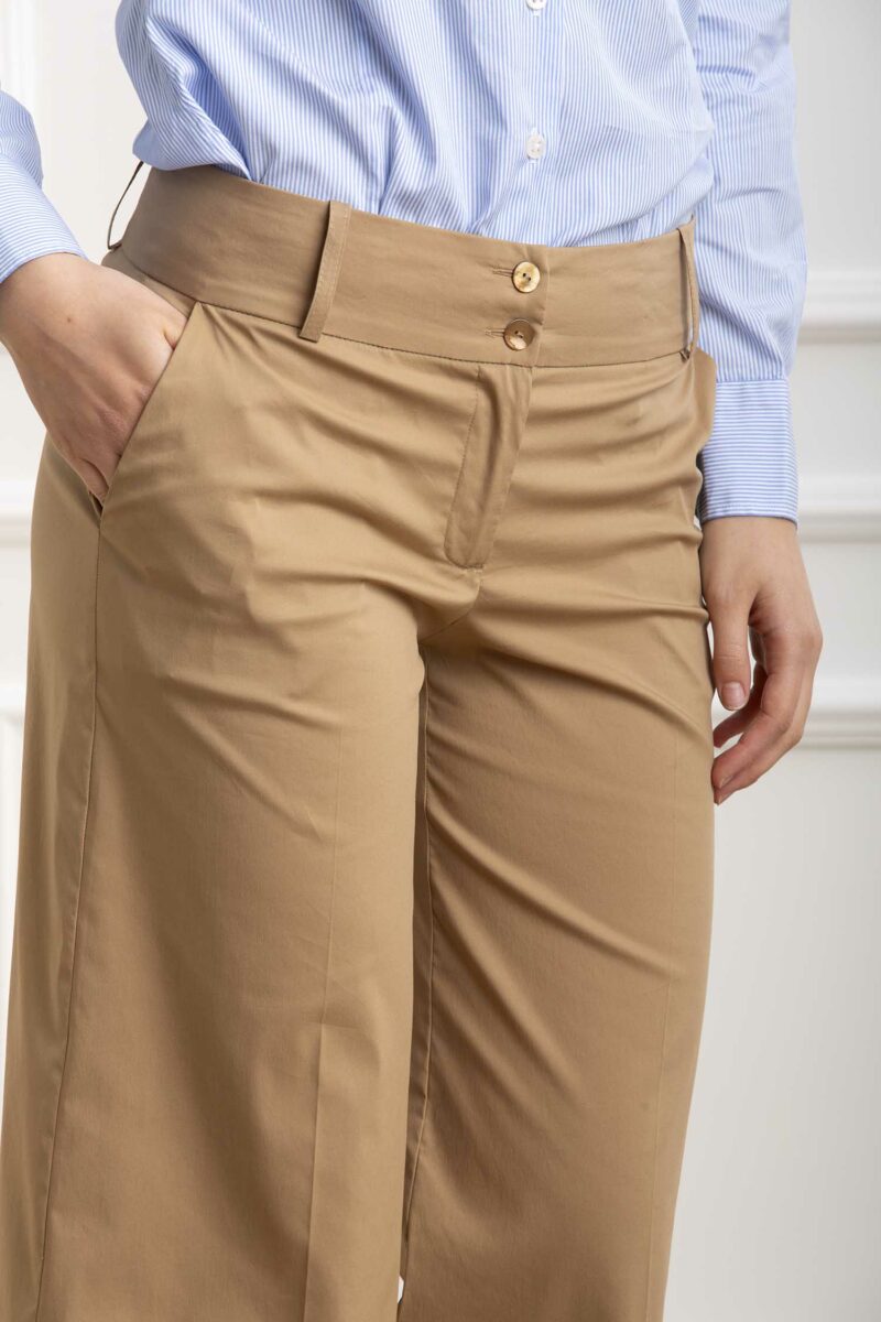NAVIGLI 61-PANTALONE LARGO LEGGERO-NVT4351ILARIO NATURALE 44