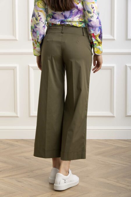 NAVIGLI 61-PANTALONE LARGO LEGGERO-NVT4351ILARIO VERDE 46