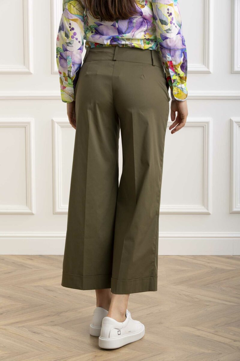 NAVIGLI 61-PANTALONE LARGO LEGGERO-NVT4351ILARIO VERDE 46