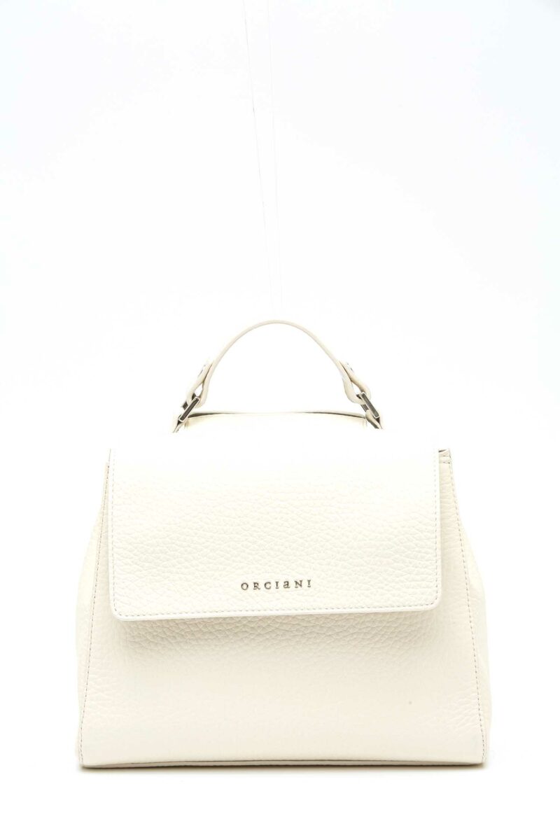 ORCIANI-BORSA SVEVA SOFT PICCOLA-ORB01999SOFP5 BIANCO TU