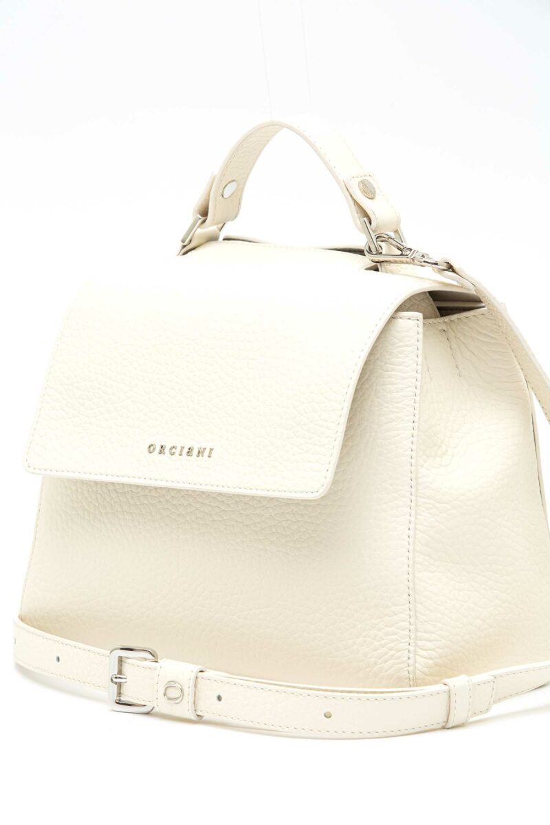 ORCIANI-BORSA SVEVA SOFT PICCOLA-ORB01999SOFP5 BIANCO TU