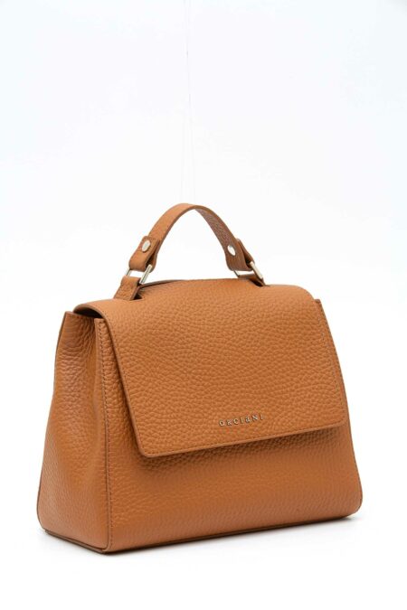 ORCIANI-BORSA SVEVA SOFT PICCOLA-ORB01999SOFP5 CUOIO TU