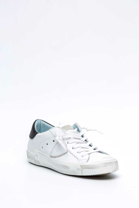 PHILIPPE MODEL-SCARPA PRSX BIANCA NERA-PHPRLDV022CC BIA 38