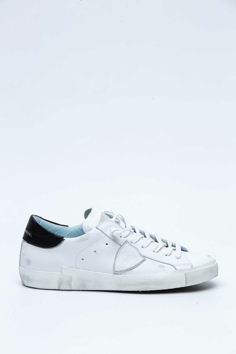 PHILIPPE MODEL-SCARPA PRSX UOMO BIANCA NERA-PHPRLUV022CC BIA 42