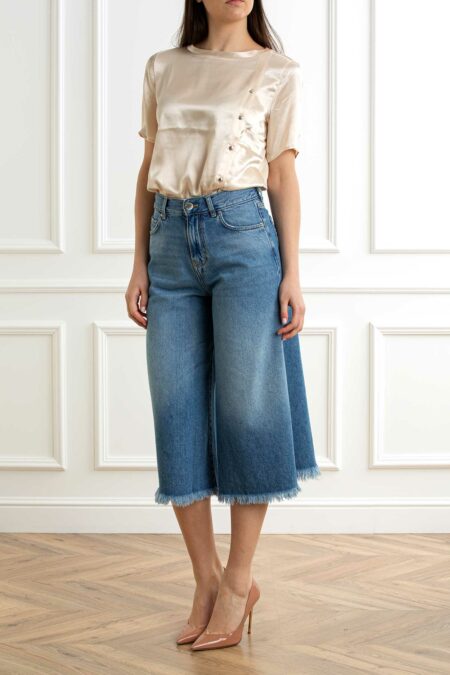 PINKO-BERMUDA DENIM SOFT-PKBURKINA DENIM 28