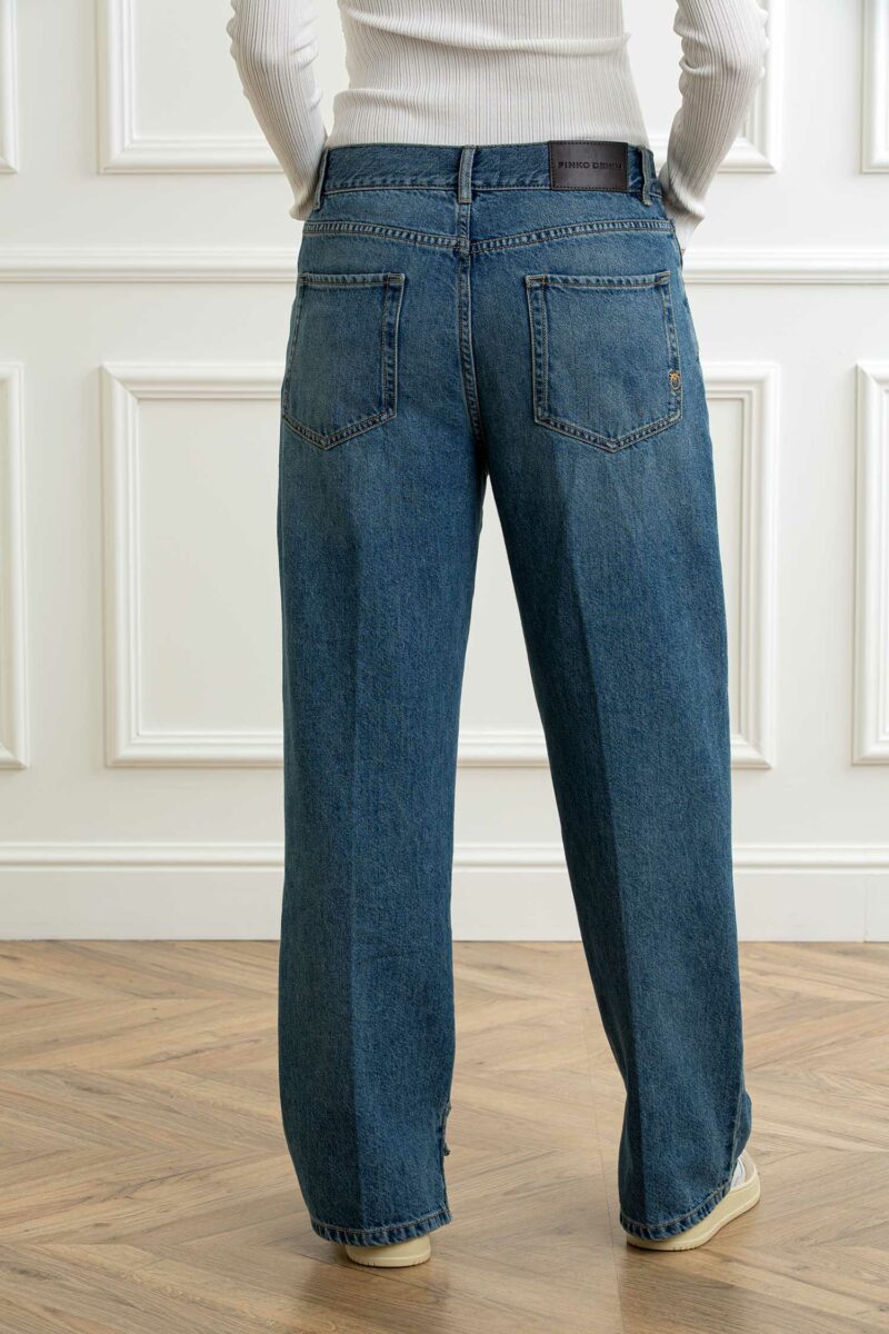 PINKO-JEANS LOOSE DENIM WILD-PKLOVELY DENIM 29