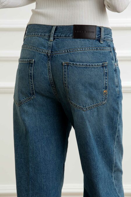 PINKO-JEANS LOOSE DENIM WILD-PKLOVELY DENIM 29
