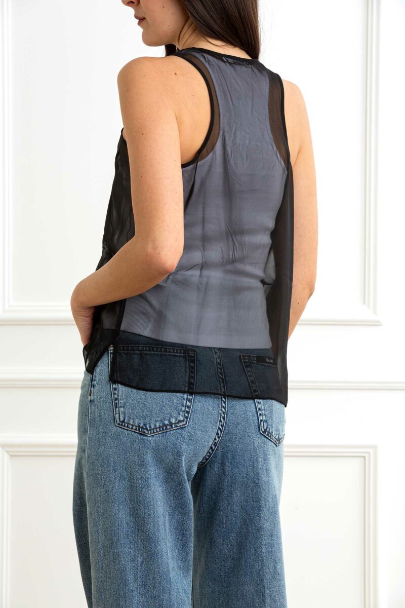 PATRIZIA PEPE-CAMICIA-PP2C1613A580 NERO 42