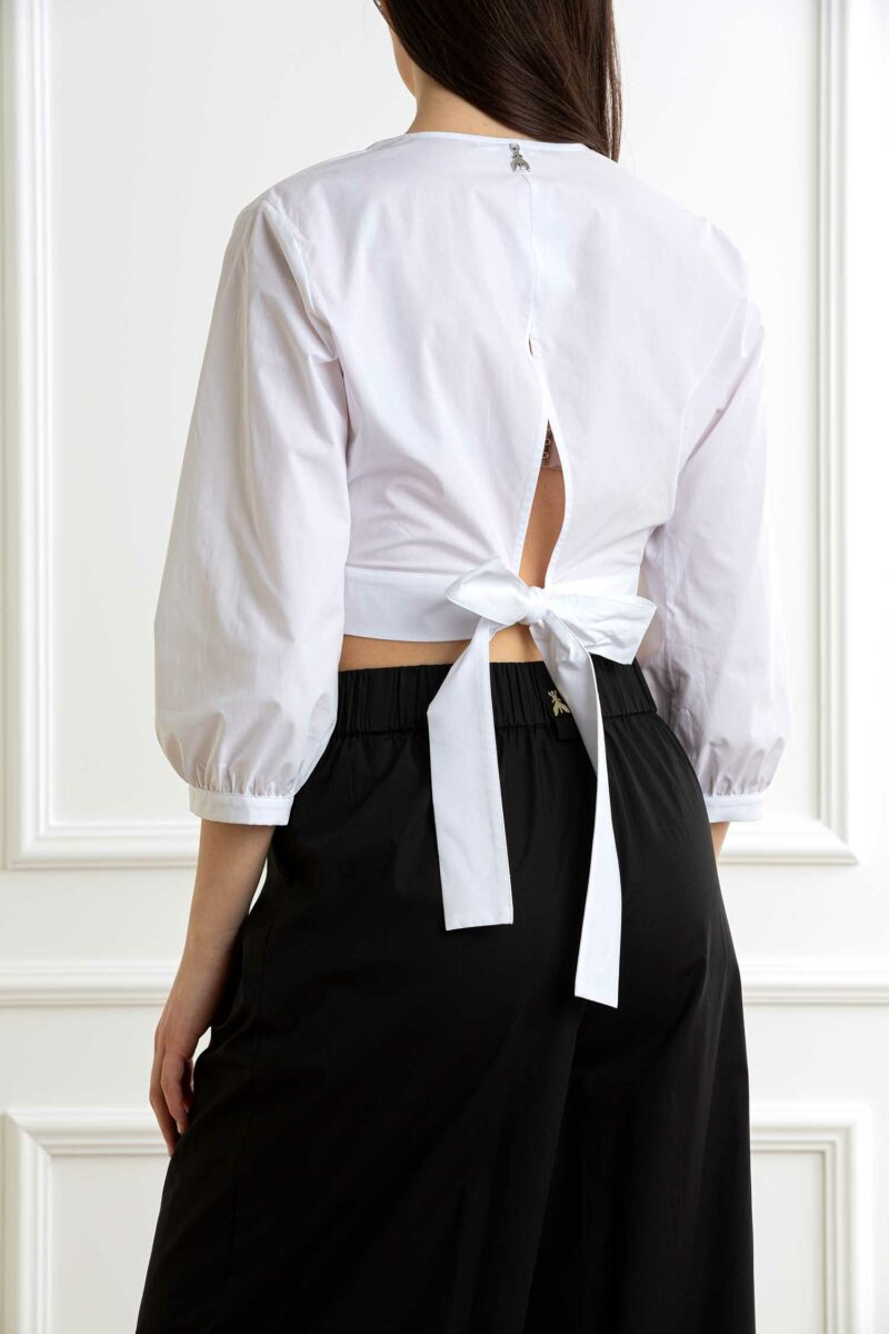 PATRIZIA PEPE-CAMICIA-PP2C1617A9B9 BIANCO 44