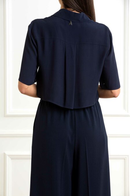 PATRIZIA PEPE-CAMICIA-PP2C1621A8I1 NAVY 44