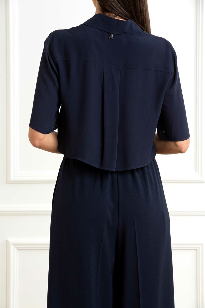 PATRIZIA PEPE-CAMICIA-PP2C1621A8I1 NAVY 44