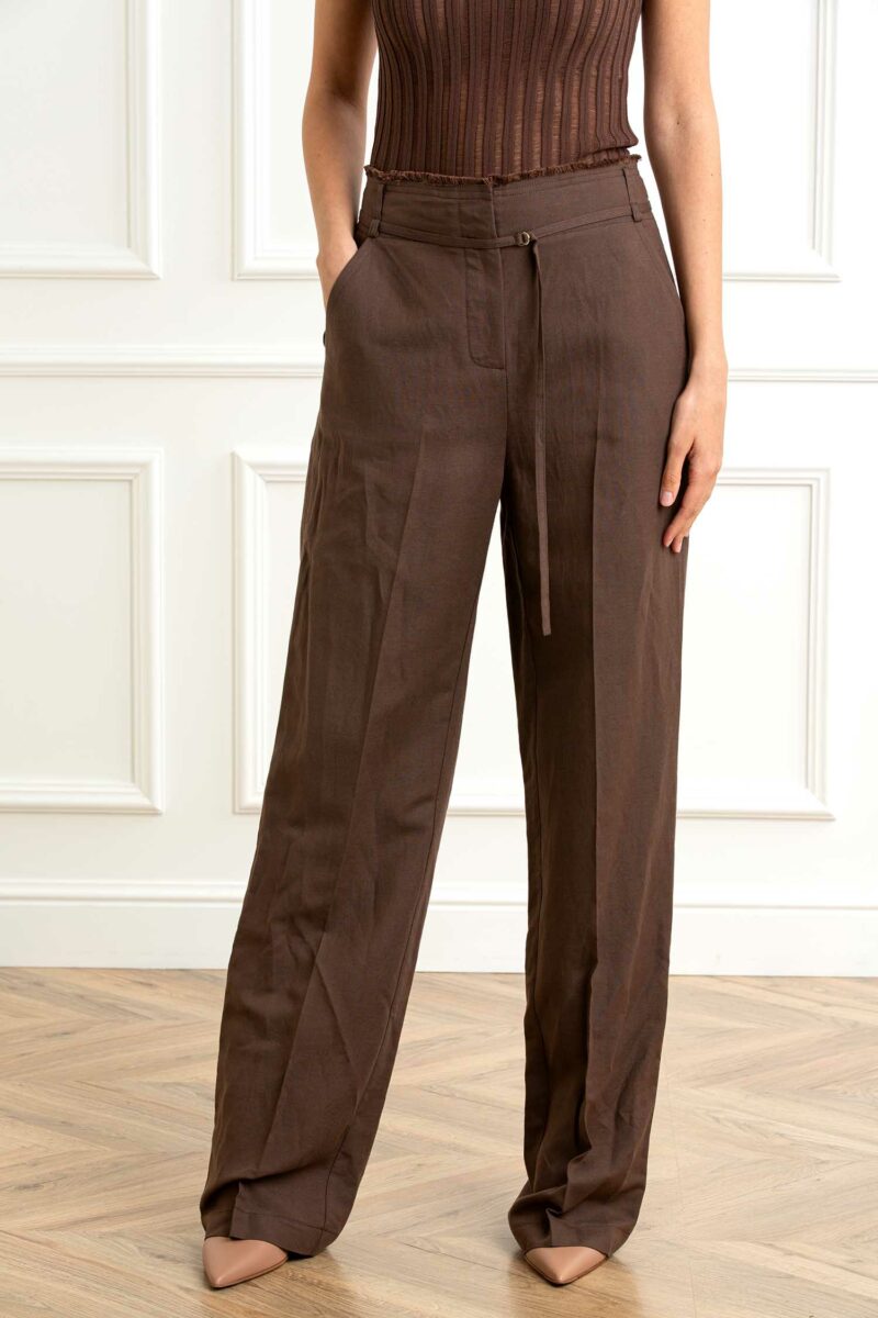 PATRIZIA PEPE-PANTALONI-PP2P1659A052 BROWN 46