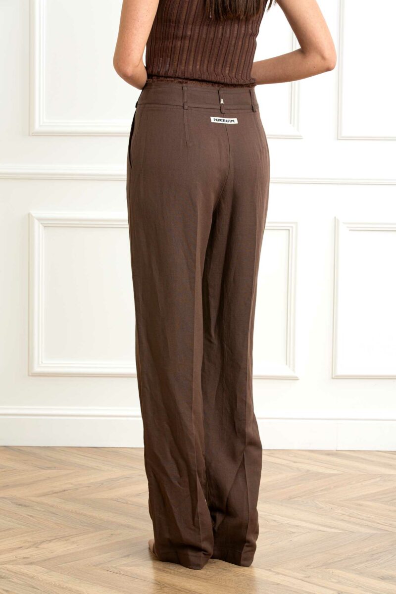 PATRIZIA PEPE-PANTALONI-PP2P1659A052 BROWN 46