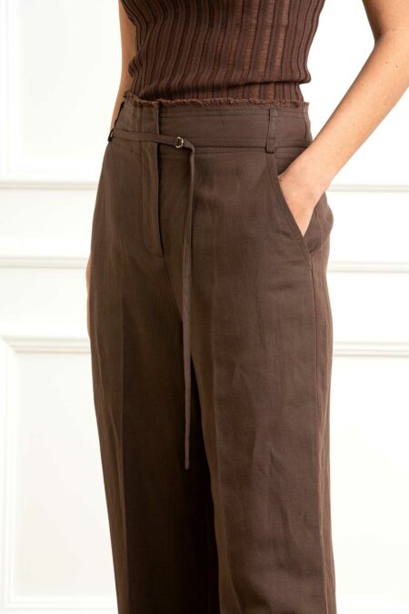 PATRIZIA PEPE-PANTALONI-PP2P1659A052 BROWN 46
