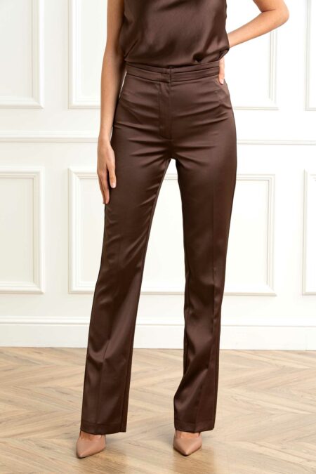 PATRIZIA PEPE-PANTALONI-PP2P1662A563 BROWN 44