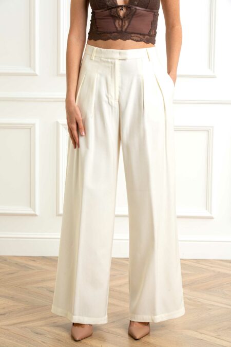 PATRIZIA PEPE-PANTALONI-PP2P1670A573 BIANCO 40