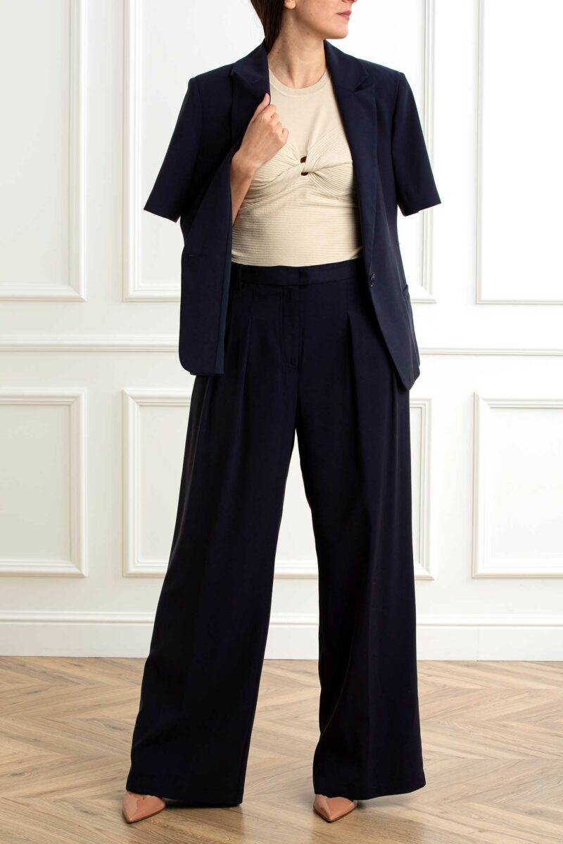 PATRIZIA PEPE-PANTALONI-PP2P1670A573 NAVY 42