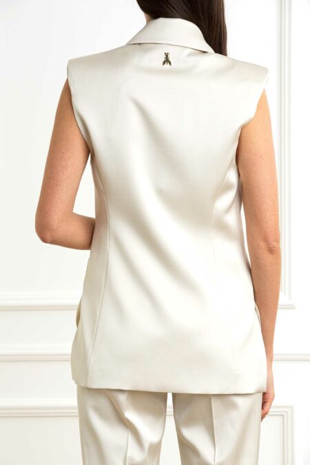 PATRIZIA PEPE-GILET-PP2S1523A563 AVORIO 44