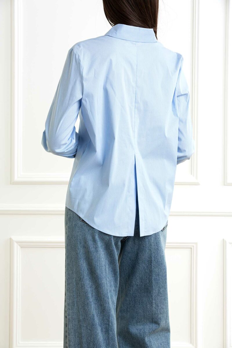 PATRIZIA PEPE-CAMICIA-PP8C0751A544 SKY 42