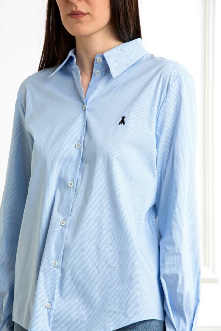 PATRIZIA PEPE-CAMICIA-PP8C0751A544 SKY 42