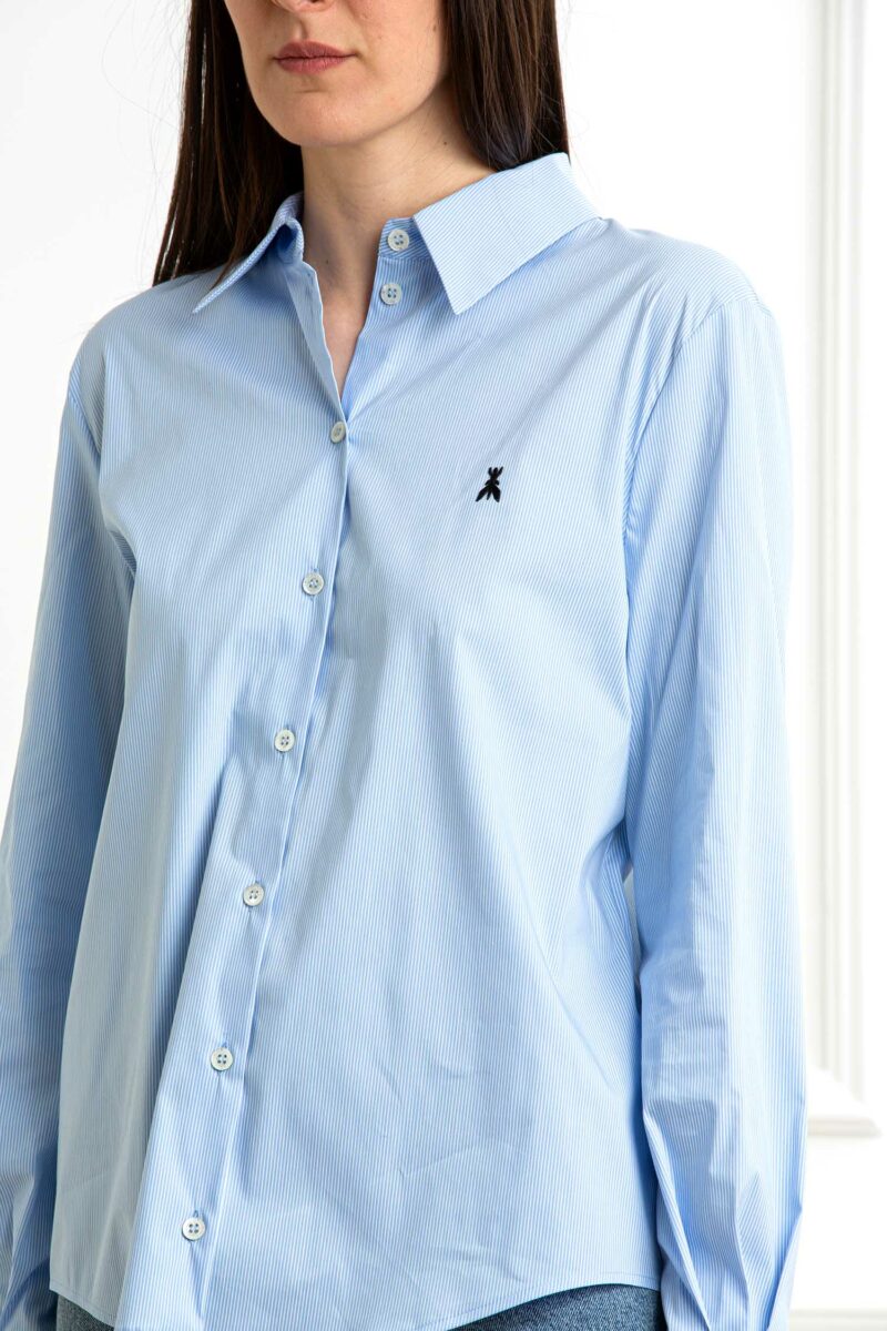 PATRIZIA PEPE-CAMICIA-PP8C0751A544 SKY 42