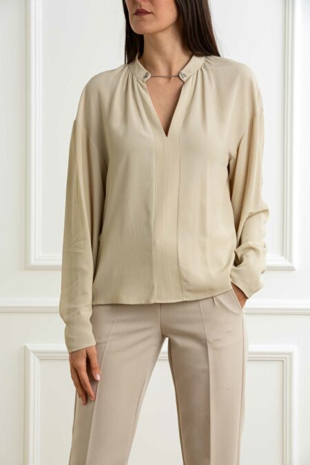 PATRIZIA PEPE-CAMICIA-PP8C0776A8I1 BEIGE 44