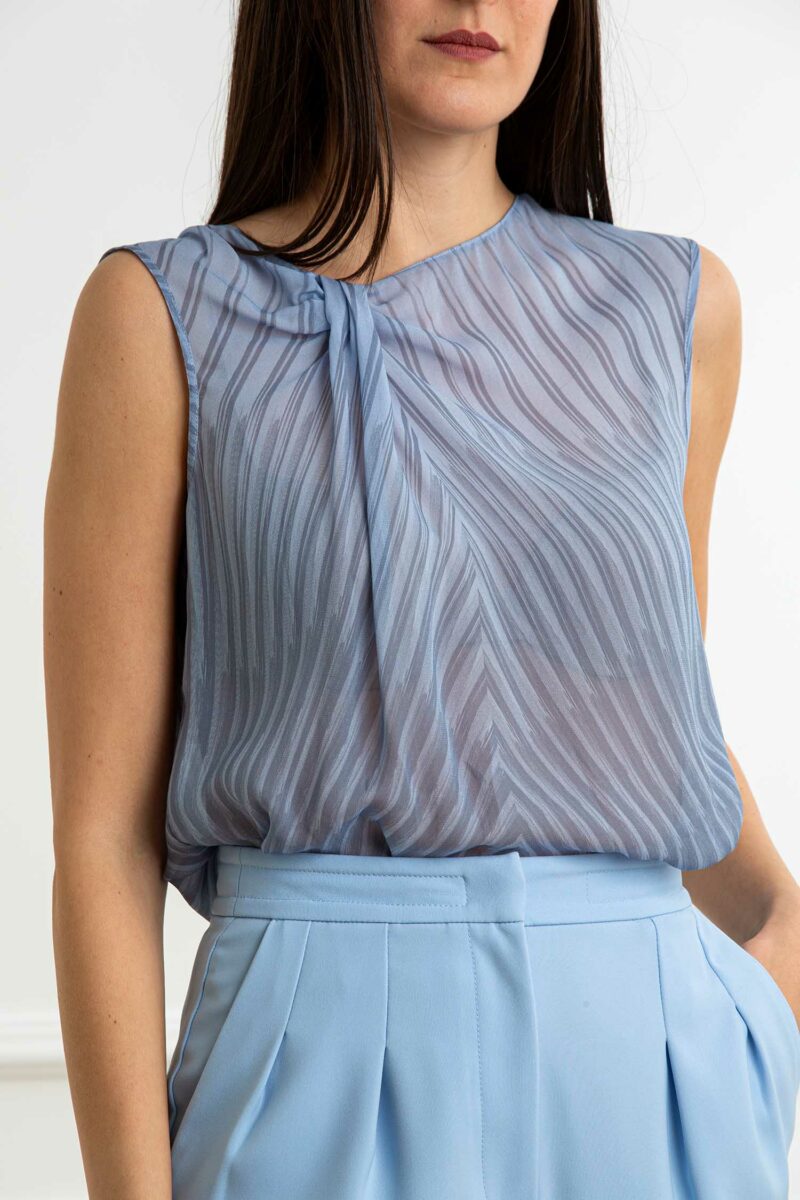 PATRIZIA PEPE-CAMICIA-PP8C0777A558 GRAY 44