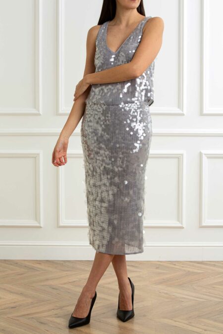 PATRIZIA PEPE-GONNA-PP8G0445J251 GREY 1