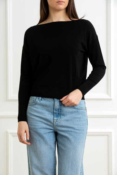 PATRIZIA PEPE-MAGLIA-PP8K0272K245 NERO 2