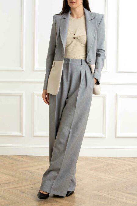PATRIZIA PEPE-PANTALONI-PP8P0669A533 GRIGIOMED 44