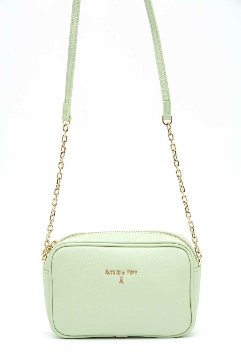 PATRIZIA PEPE-BORSA CAMERA CASE-PPCB0071L001P25 GREEN TU