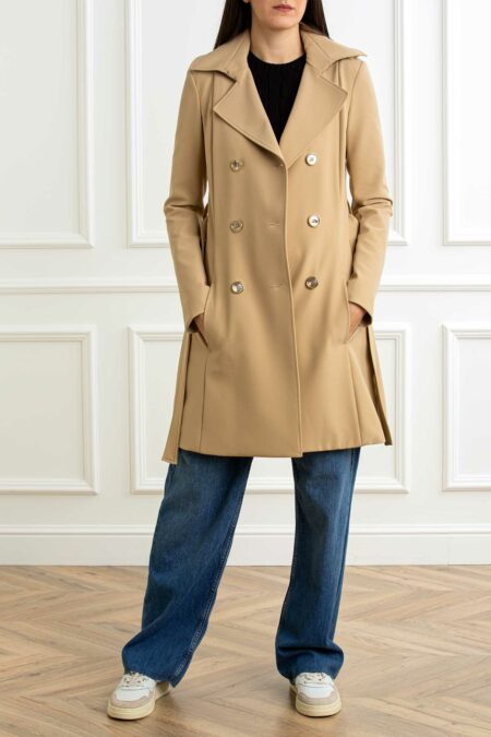 PATRIZIA PEPE-TRENCH-PPCO0188A2AWP25 BEIGE 44