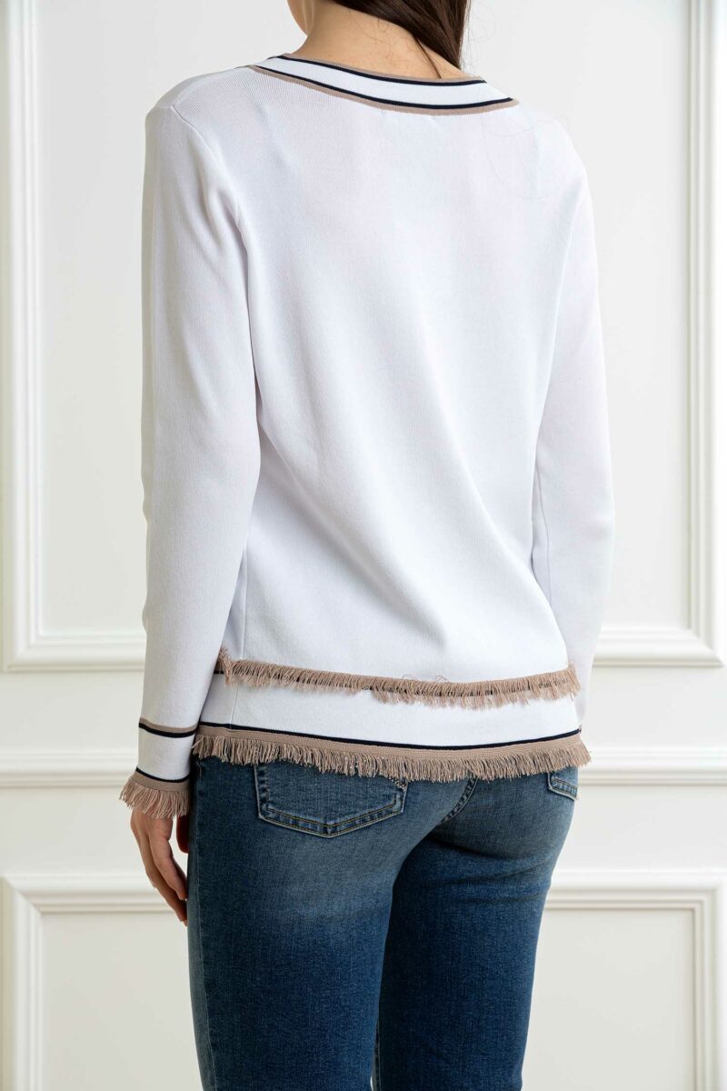 YOU GET IT-CARDIGAN CHANEL-PRE355031 BIANCO XL