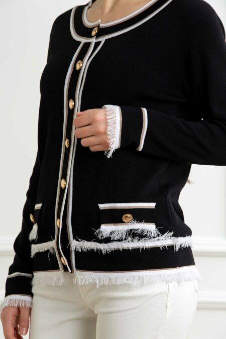 YOU GET IT-CARDIGAN CHANEL-PRE355031 NERO XXL