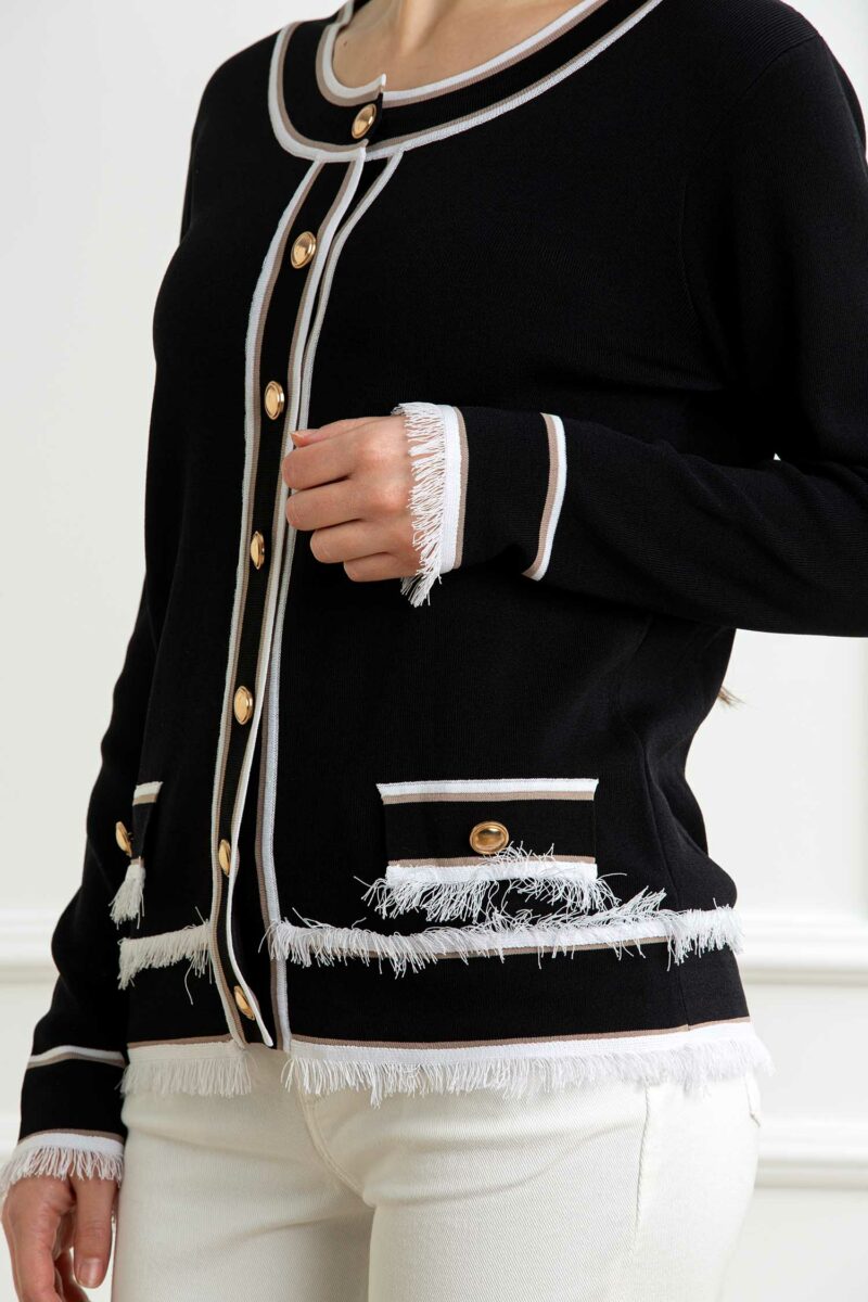 YOU GET IT-CARDIGAN CHANEL-PRE355031 NERO XXL