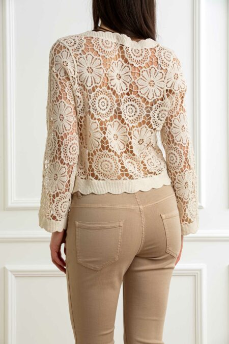 YOU GET IT-CARDIGAN UNCINETTO-PRE355091 PANNA S