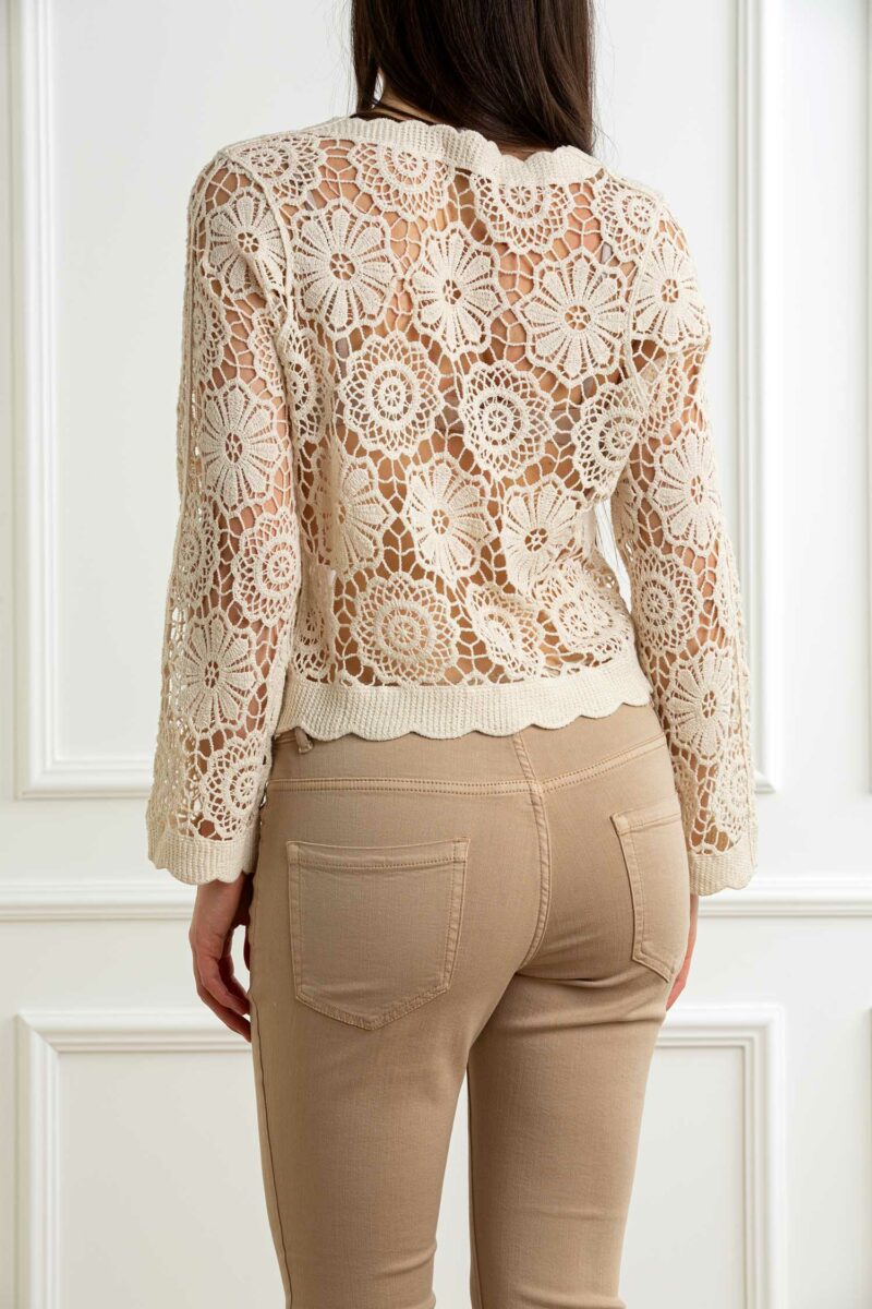 YOU GET IT-CARDIGAN UNCINETTO-PRE355091 PANNA S