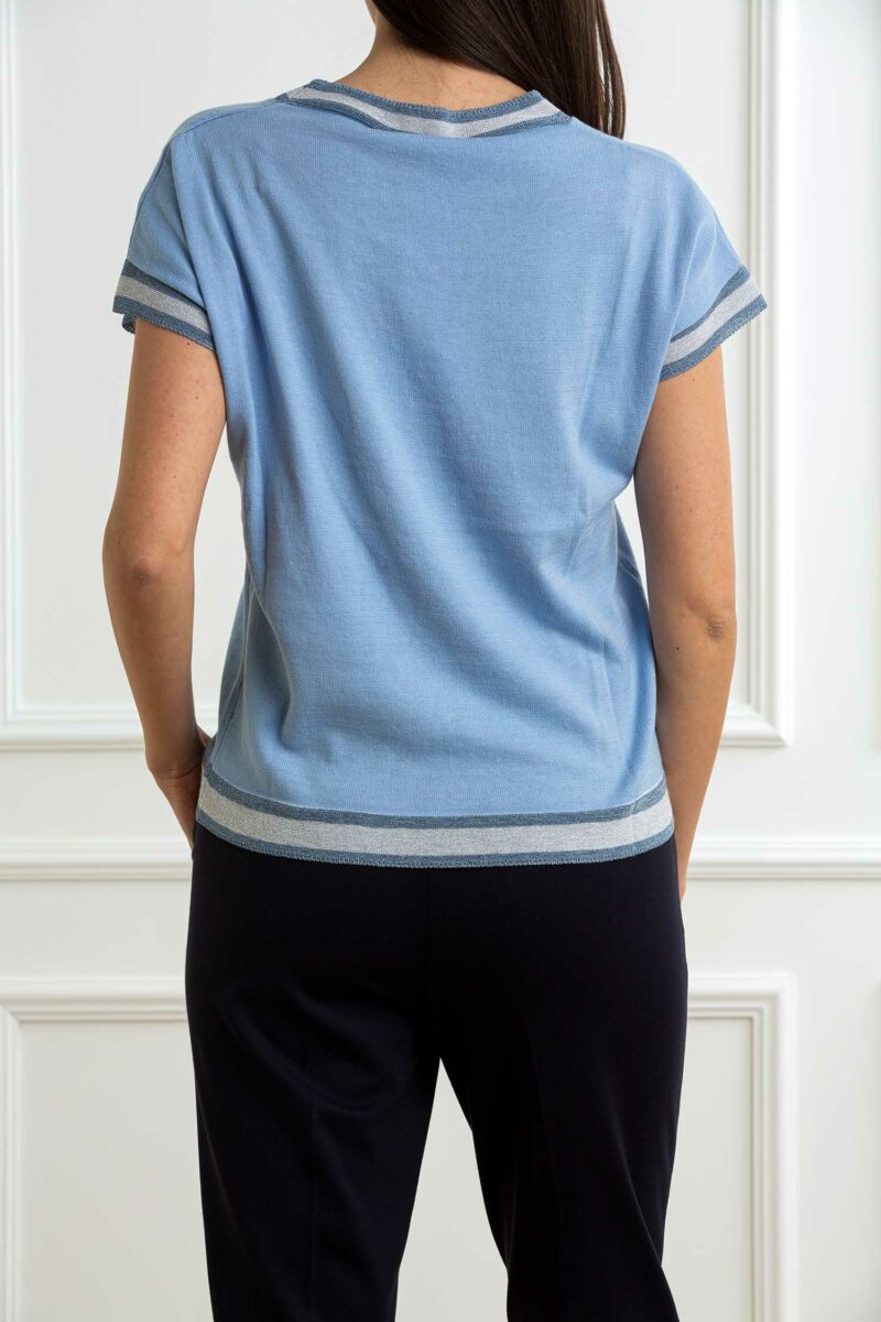 YOU GET IT-MAGLIA MM LUREX-PRE355220 BIANCOBLU S