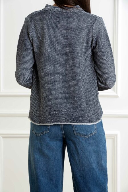 YOU GET IT-GIACCA MAGLIA LUREX-PRE355250 BLU XL
