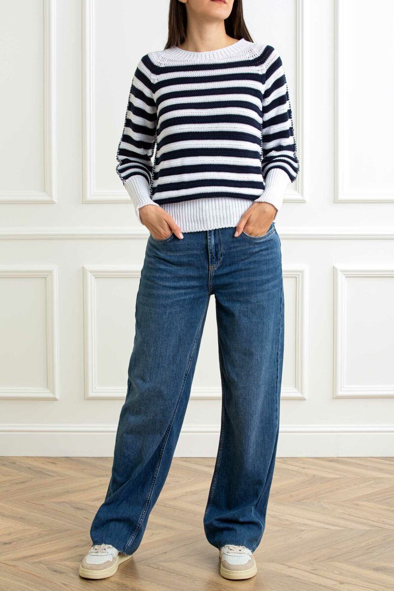 YOU GET IT-MAGLIA RIGA-PRE355512 BIANCOBLU S