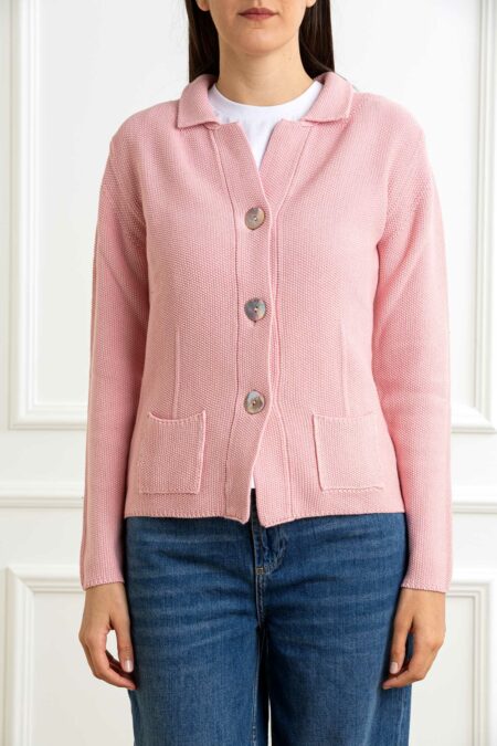 YOU GET IT-MAGLIA GIACCA TU-PRE355651 ROSA M